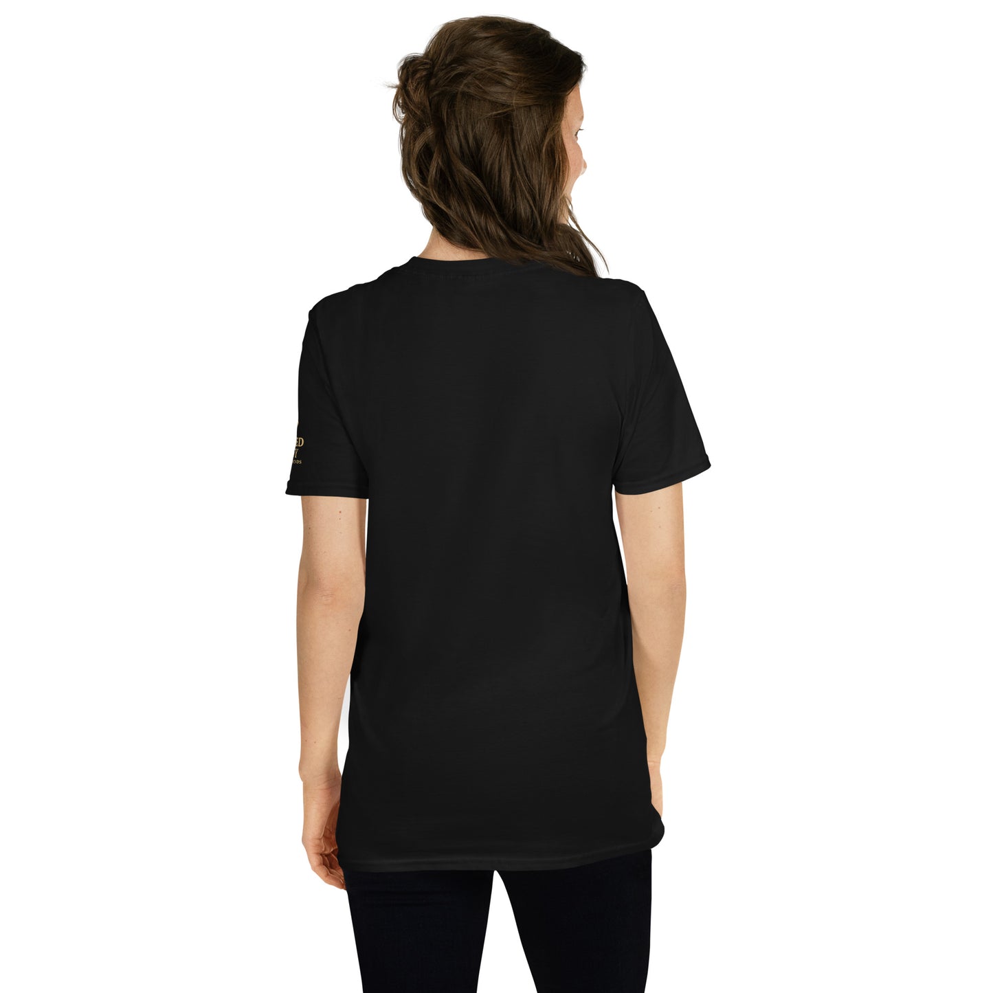 Women's Black Luxe Western Wear T-Shirt Back View - Stoned Pony Apparel
