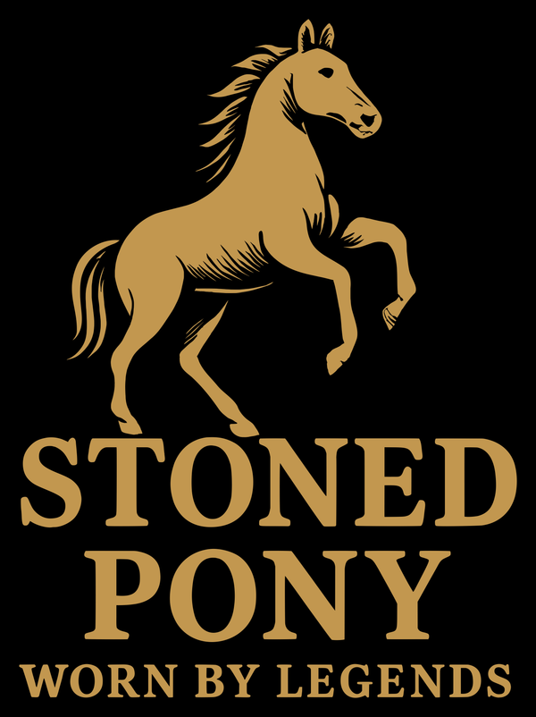 Stoned Pony Apparel logo with gold rearing horse and 'Worn by Legends' tagline.  Australian Western Wear and Country Lifestyle Clothing online shop